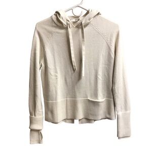 Athleta Womens Verona Split Back Sweater Hoodie Sz XXS